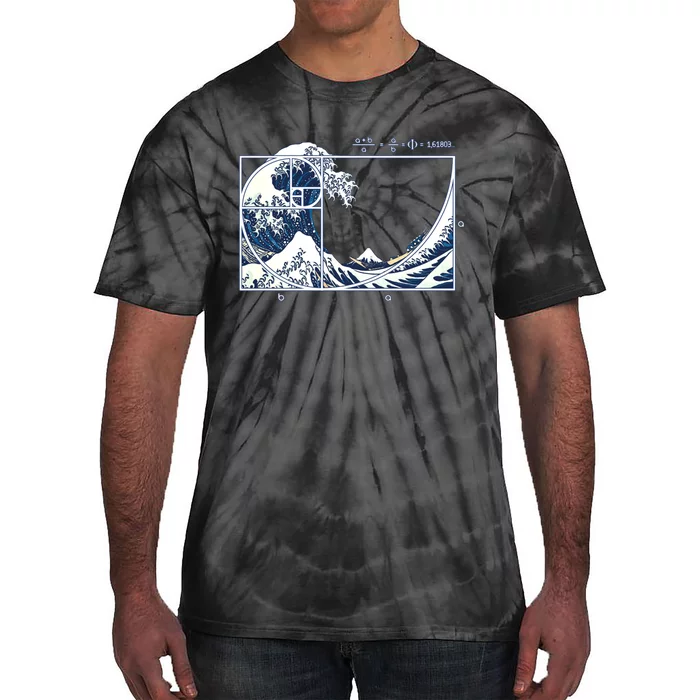 The Great Fibonacci Wave Tie-Dye T-Shirt