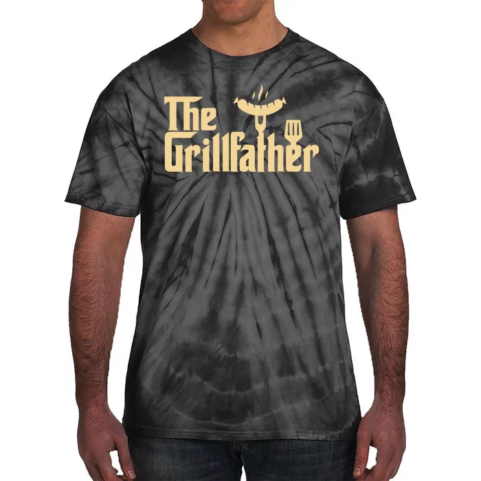 The Grill Father Funny Gift For Dad Fathers Day Tie-Dye T-Shirt