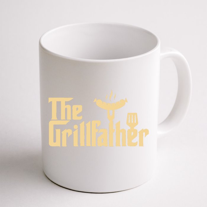 The Grill Father Funny Gift For Dad Fathers Day Front & Back Coffee Mug