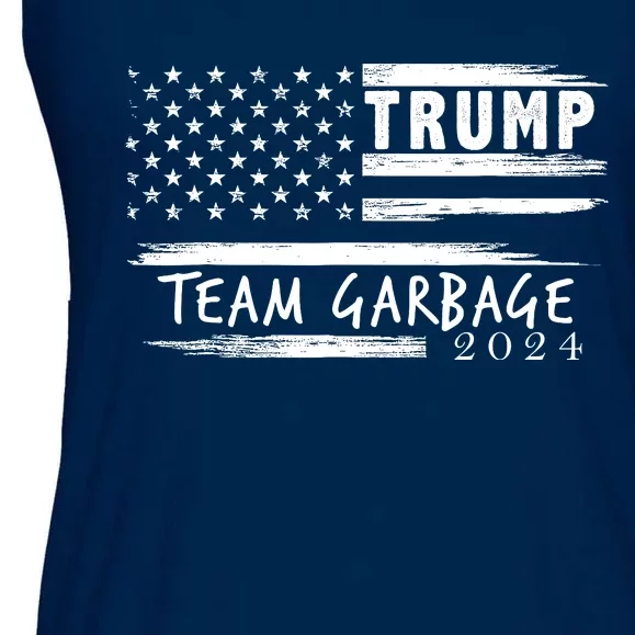 Team Garbage For Trump 2024 Garbage For Trump Votetrump 2024 Ladies Essential Flowy Tank