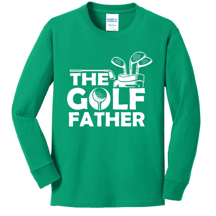 The Golf Father Kids Long Sleeve Shirt