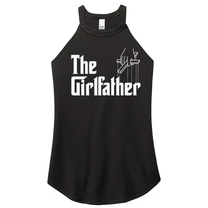 The Girlfather Funny MotherS Day Women’s Perfect Tri Rocker Tank