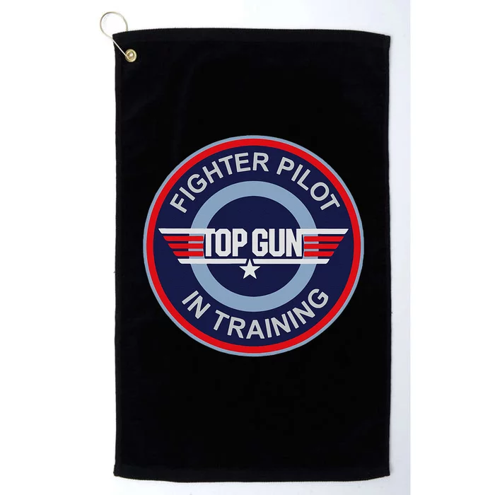 Top Gun Fighter Pilot In Training Platinum Collection Golf Towel