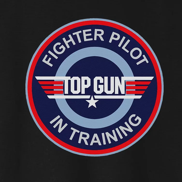 Top Gun Fighter Pilot In Training Women's Crop Top Tee