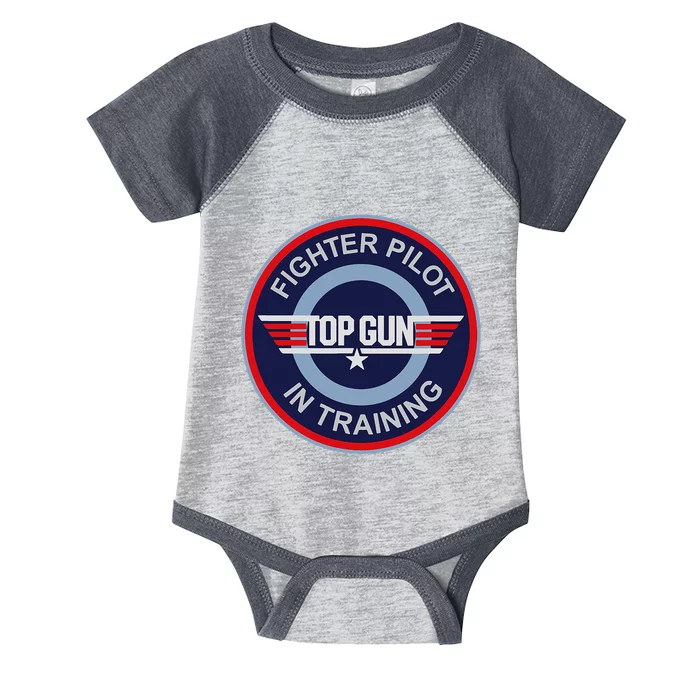 Top Gun Fighter Pilot In Training Infant Baby Jersey Bodysuit