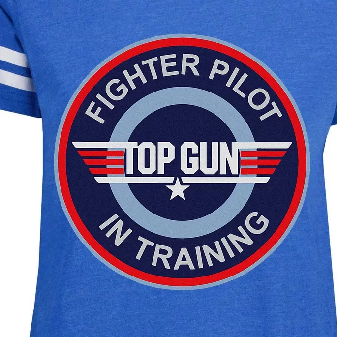 Top Gun Fighter Pilot In Training Enza Ladies Jersey Football T-Shirt