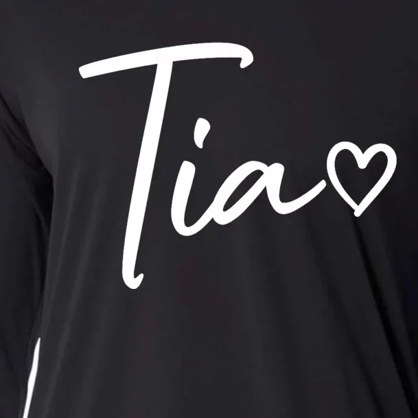 Tia Gifts For Women Heart MotherS Day Tia Cooling Performance Long Sleeve Crew