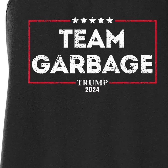 Team Garbage For Trump 2024 Women's Racerback Tank