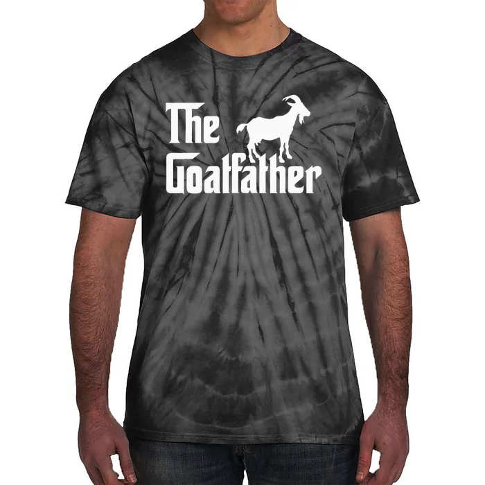 The Goatfather Funny Goat Father Lover Gift Tie-Dye T-Shirt