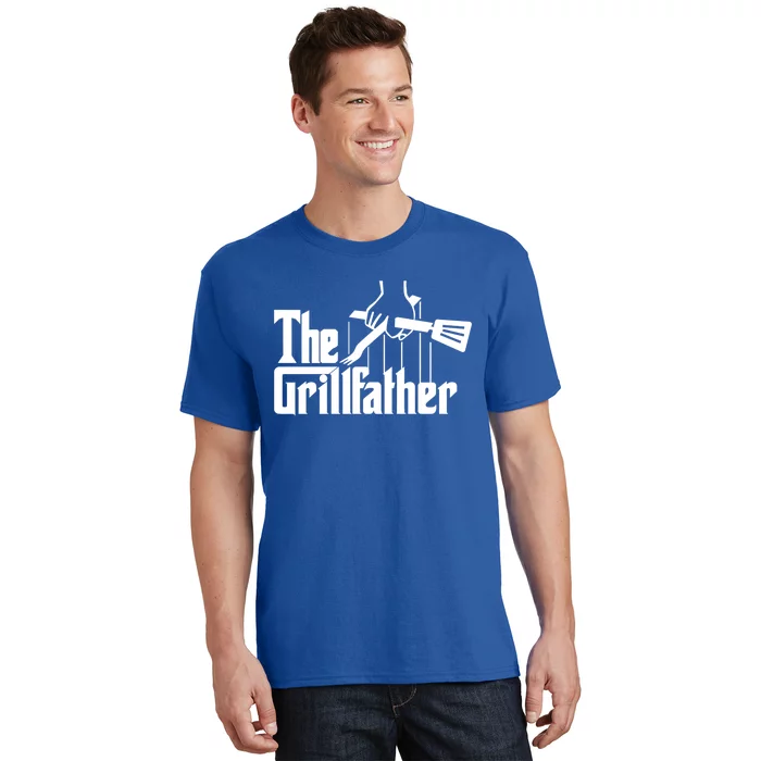 The Grillfather Funny Fathers Day Gift Grandfather Gift T-Shirt