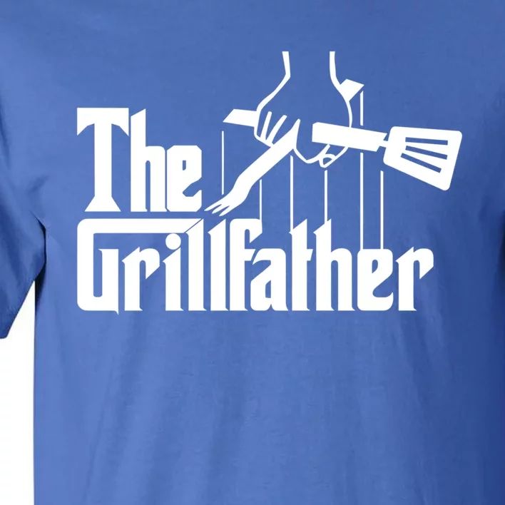 The Grillfather Funny Fathers Day Gift Grandfather Gift Tall T-Shirt