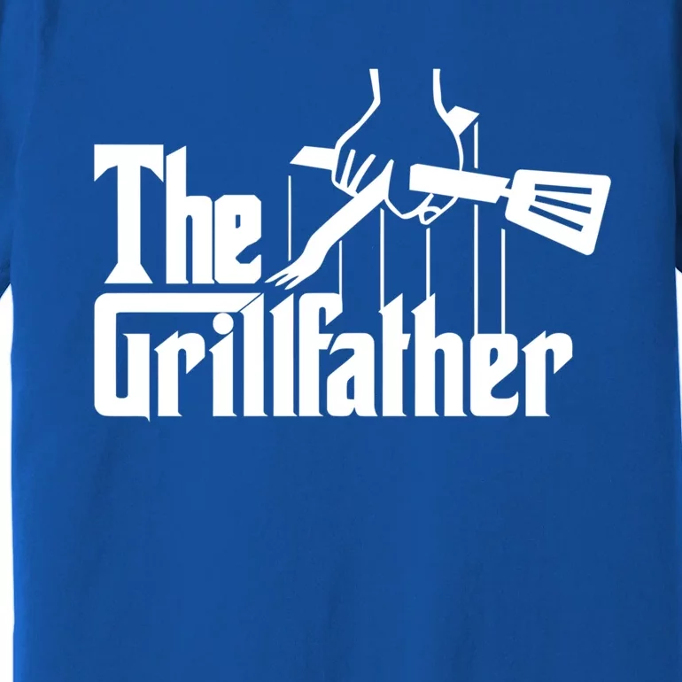 The Grillfather Funny Fathers Day Gift Grandfather Gift Premium T-Shirt