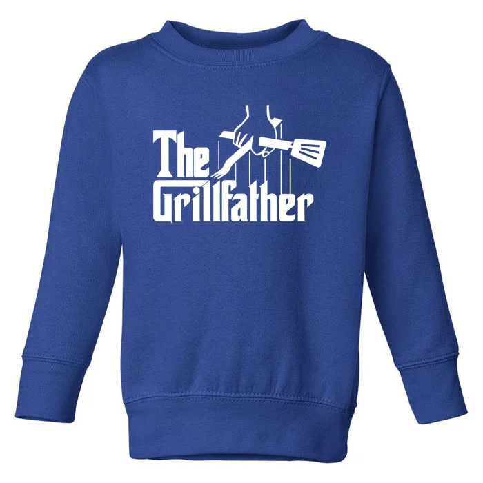 The Grillfather Funny Fathers Day Gift Grandfather Gift Toddler Sweatshirt