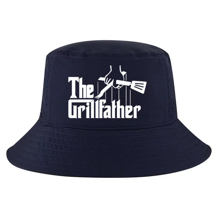 The Grillfather Funny Fathers Day Gift Grandfather Gift Cool Comfort Performance Bucket Hat