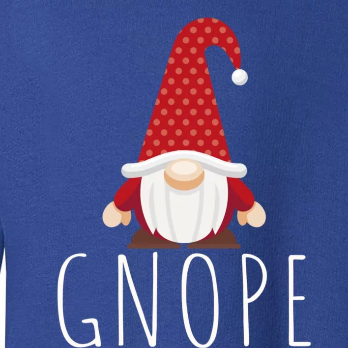 Tomte Gnome For Christmas Gnomies As Gnope Great Gift Toddler Sweatshirt