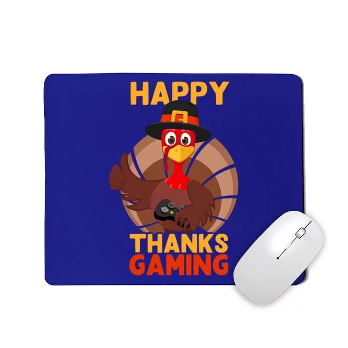 Thanksgiving Gaming Funny Gift Funny Turkey Video Gamers Family Gift Mousepad