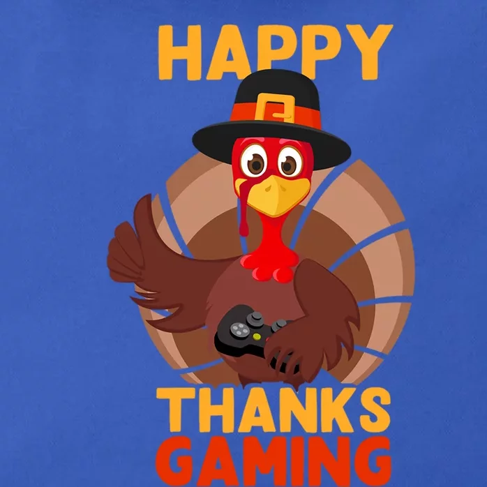 Thanksgiving Gaming Funny Gift Funny Turkey Video Gamers Family Gift Zip Tote Bag