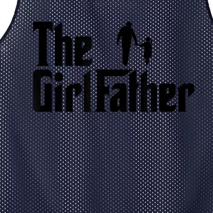 The Girl Father Funny Dad Of Girls Daddy Daughter Mesh Reversible Basketball Jersey Tank