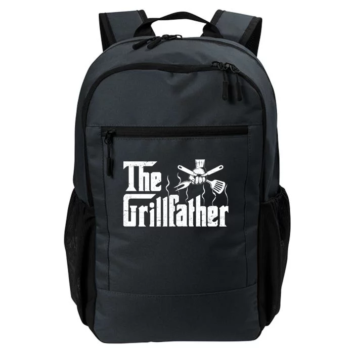 The Grillfather Funny Retro Barbecue Lover Bbq And Grilling Gift Daily Commute Backpack