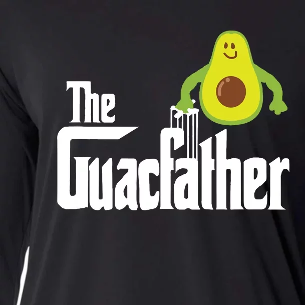 The Guac Father Funny Guacamole Avocado Lover Gift Cooling Performance Long Sleeve Crew