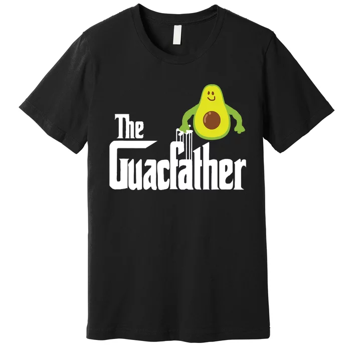 The Guac Father Funny Guacamole Avocado Lover Gift Premium T-Shirt