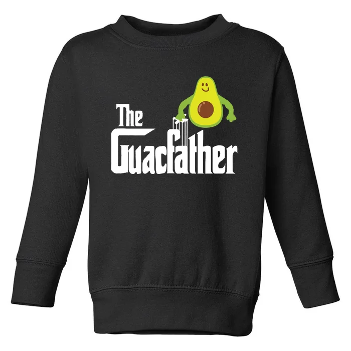 The Guac Father Funny Guacamole Avocado Lover Gift Toddler Sweatshirt