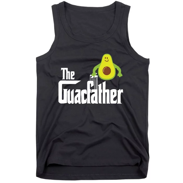 The Guac Father Funny Guacamole Avocado Lover Gift Tank Top