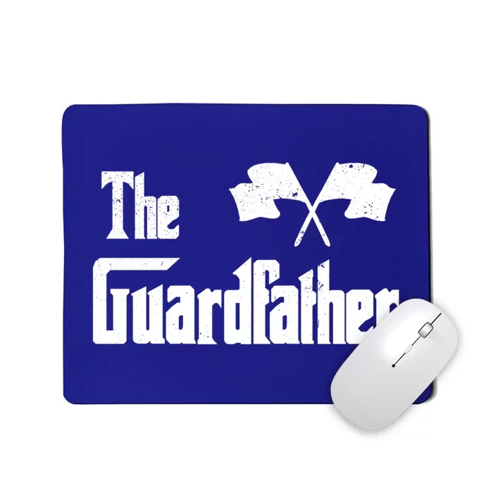 The Guardfather Funny Meme Color Guard Proud Dad Colorguard Gift Mousepad