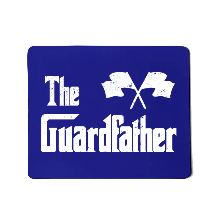 The Guardfather Funny Meme Color Guard Proud Dad Colorguard Gift Mousepad