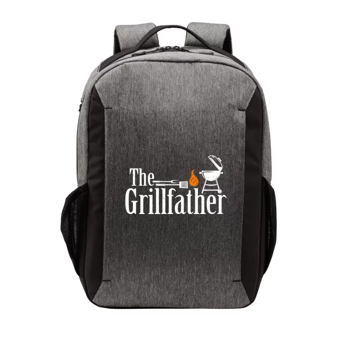 The Grillfather Funny Smoker Grilling Dad Gift Vector Backpack