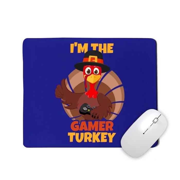 Thanksgiving Gaming Funny Gift Funny Turkey Video Gamers Family Gift Mousepad