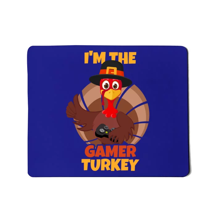 Thanksgiving Gaming Funny Gift Funny Turkey Video Gamers Family Gift Mousepad