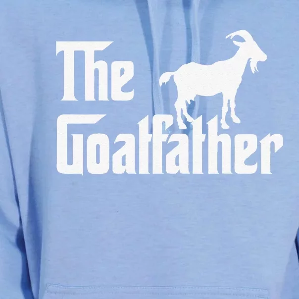 The Goatfather Funny Whisperer Farmer Dad Father’s Day Unisex Surf Hoodie