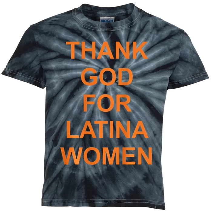 Thank God For Latina Kids Tie-Dye T-Shirt