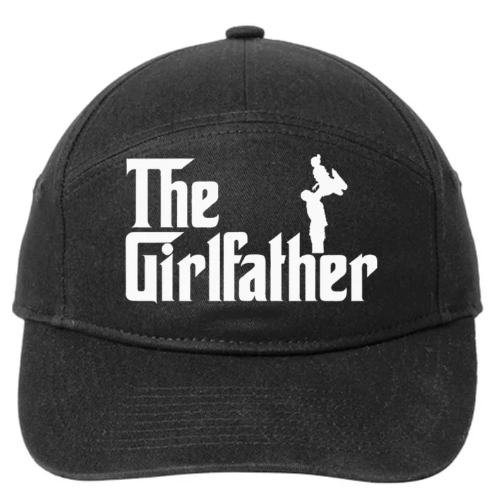 The Girl Father Gift Funny Dad Of Best 7-Panel Snapback Hat