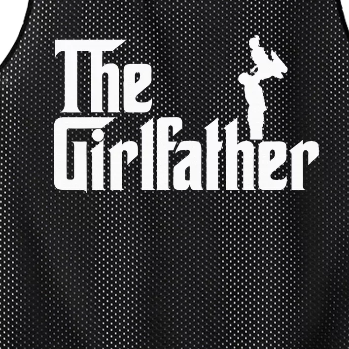 The Girl Father Gift Funny Dad Of Best Mesh Reversible Basketball Jersey Tank