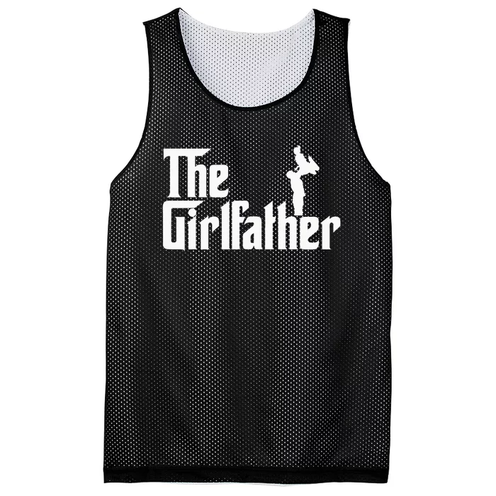 The Girl Father Gift Funny Dad Of Best Mesh Reversible Basketball Jersey Tank