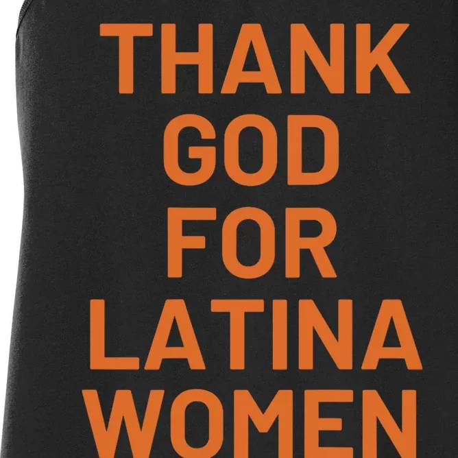 Thank God For Latina Women's Racerback Tank