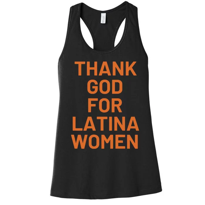 Thank God For Latina Women's Racerback Tank