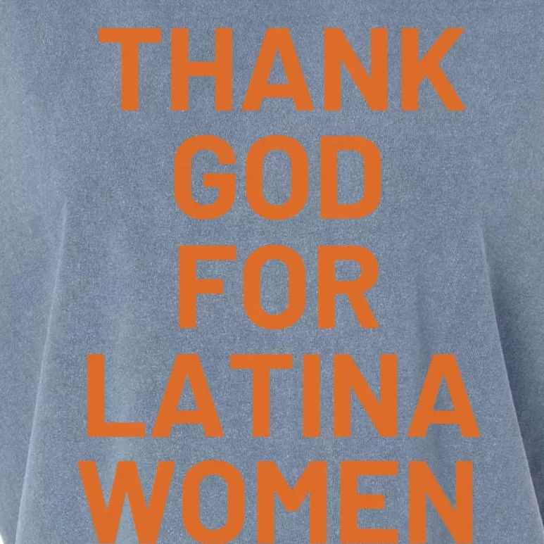 Thank God For Latina Garment-Dyed Women's Muscle Tee