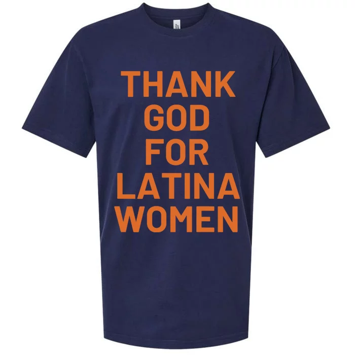 Thank God For Latina Sueded Cloud Jersey T-Shirt