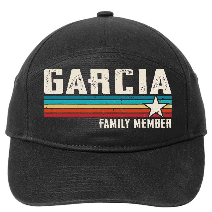 Team Garcia Family Member 7-Panel Snapback Hat