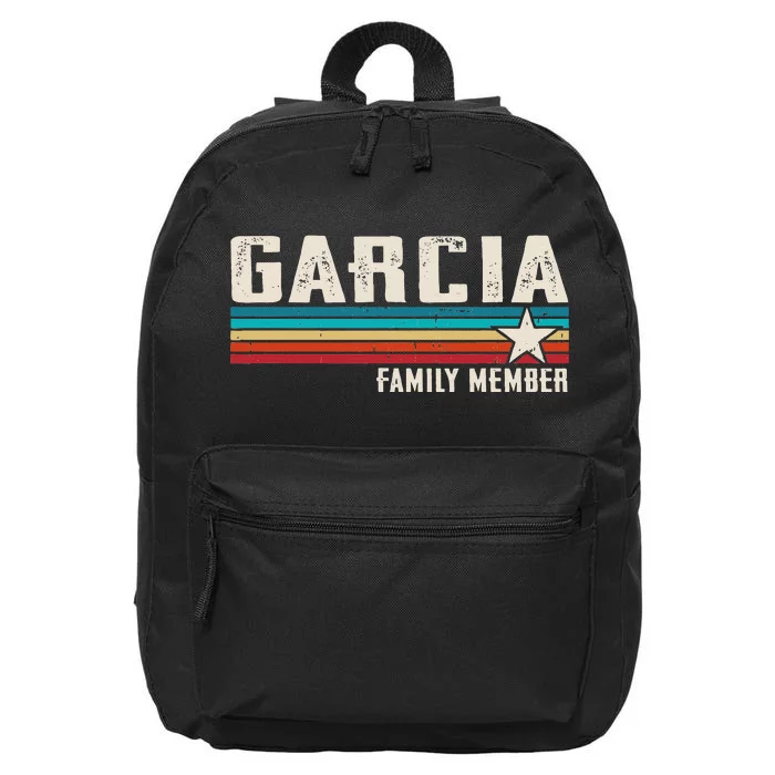 Team Garcia Family Member 16 in Basic Backpack