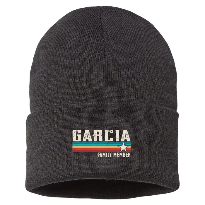 Team Garcia Family Member Sustainable Knit Beanie