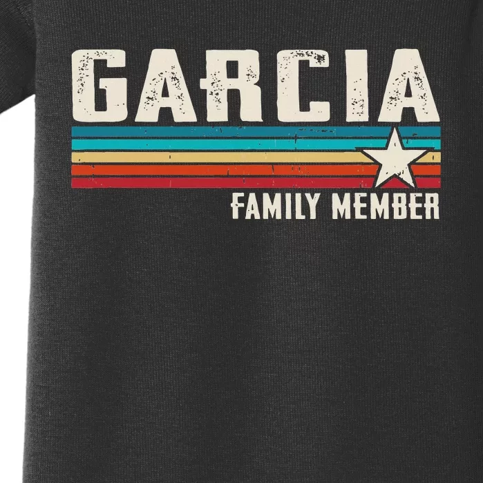 Team Garcia Family Member Baby Bodysuit