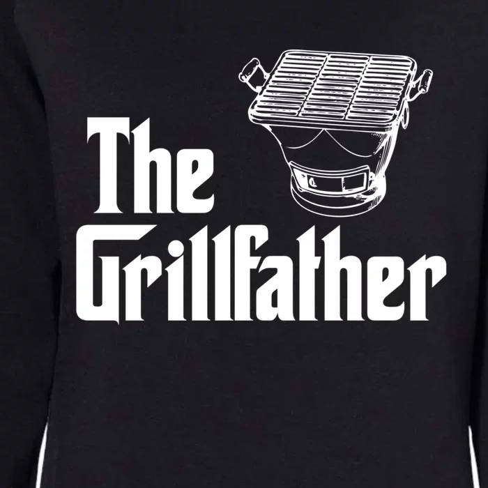 The Grillfather Funny Barbecue Grilling Bbq Grill Dad Gift Womens California Wash Sweatshirt