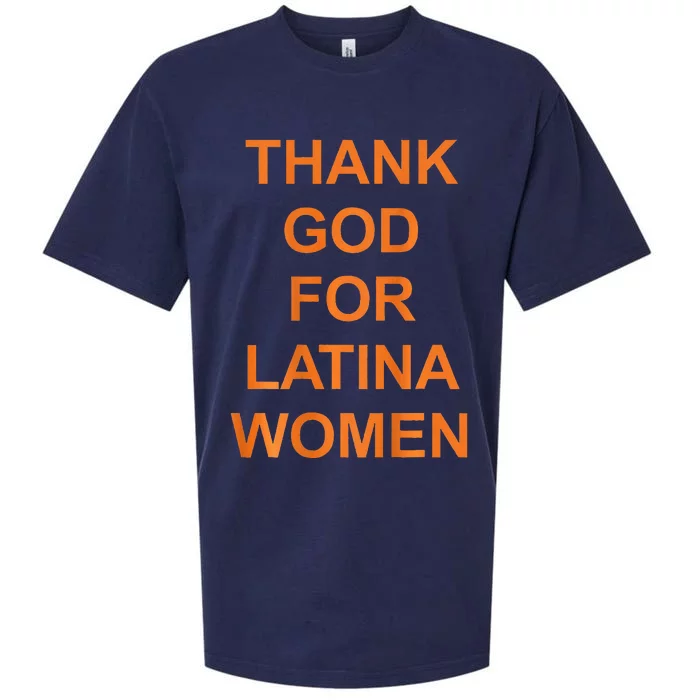 Thank God For Latina Sueded Cloud Jersey T-Shirt