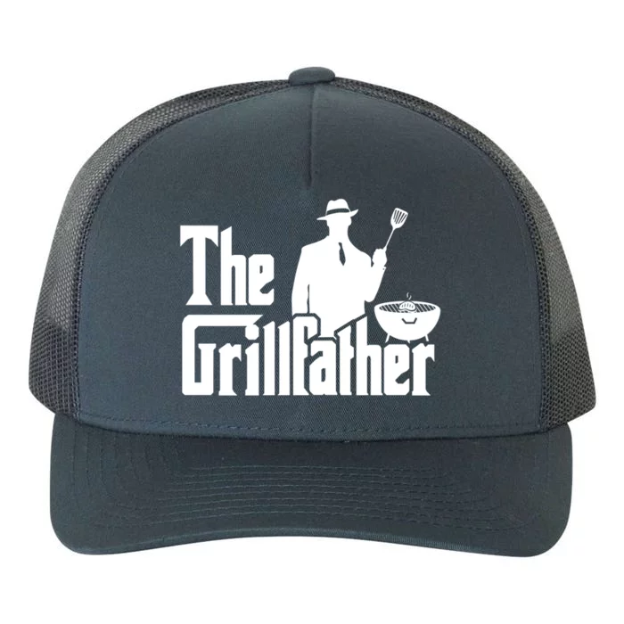 The Grillfather Funny Bbq Design For Dads Cool Gift Yupoong Adult 5-Panel Trucker Hat