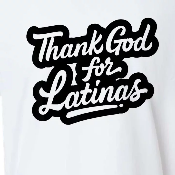 Thank God For Latinas Sueded Cloud Jersey T-Shirt