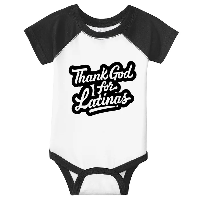 Thank God For Latinas Infant Baby Jersey Bodysuit